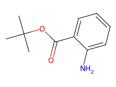 Benzoic acid, 2-amino-, 1,1-dimethylethyl ester structure