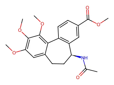 (-)-Allocolchicine structure