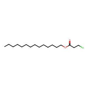 Tetradecyl 3-chloropropanoate structure
