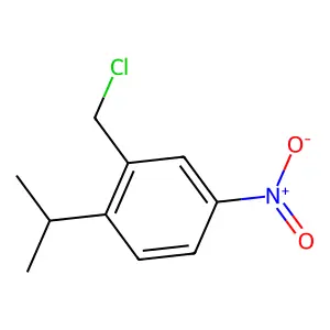 2-(Chloromethyl)-1-(1-methylethyl)-4-nitrobenzene structure