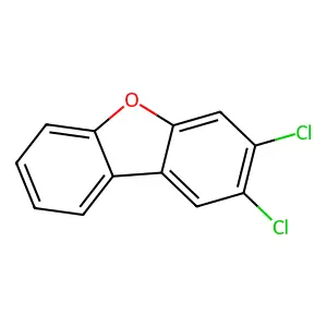 2,3-Dichlorodibenzofuran structure