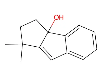 Cyclopent[a]inden-3a(1H)-ol, 2,3-dihydro-1,1-dimethyl- structure