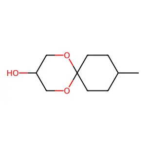 9-Methyl-1,5-dioxaspiro(5.5)undecan-3-ol structure
