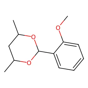 2-(2-Methoxyphenyl)-4,6-dimethyl-1,3-dioxane structure