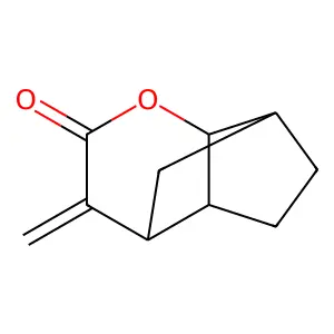 3-Methylidenehexahydro-4,7-methanocyclopenta[b]pyran-2(3H)-one structure