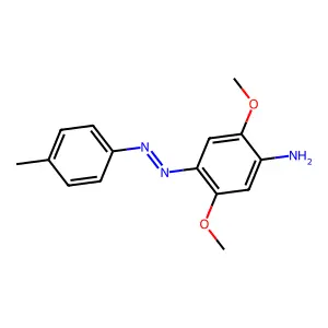 Benzenamine, 2,5-dimethoxy-4-(2-(4-methylphenyl)diazenyl)- structure