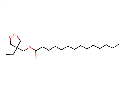2,2-Bis(hydroxymethyl)butyl myristate structure