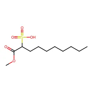 2-磺基癸酸1-甲酯 structure