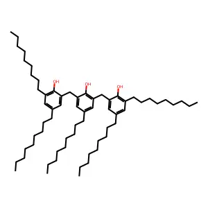 Phenol, 2,6-bis((2-hydroxy-3,5-dinonylphenyl)methyl)-4-nonyl- structure