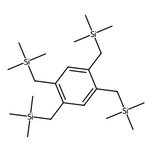 1,2,4,5-Tetrakis(trimethylsilylmethyl)benzene structure