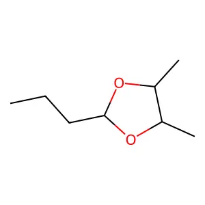 4,5-Dimethyl-2-propyl-1,3-dioxolane structure