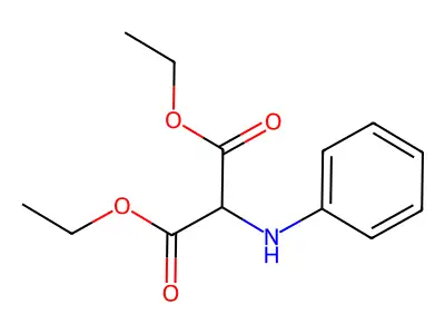 2-Phenylamino-malonic acid diethyl ester structure