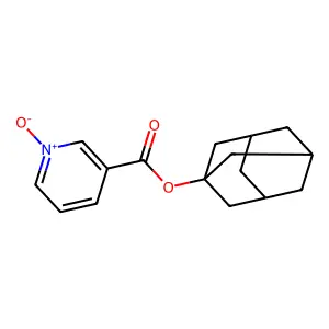 烟酸1-金刚烷酯N-氧化物 structure