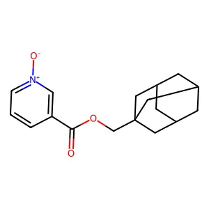 1-金刚烷甲基烟酸酯N-氧化物 structure