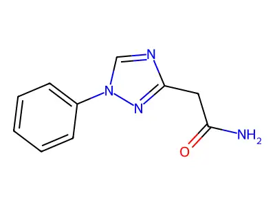2-(1-Phenyl-1,2,4-triazol-3-yl)acetamide structure