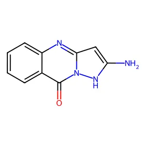 2-amino-1H-pyrazolo[5,1-b]quinazolin-9-one structure