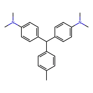 4,4'-[(4-Methylphenyl)methylene]bis(N,N-dimethylaniline) structure