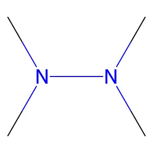 四甲基肼 structure