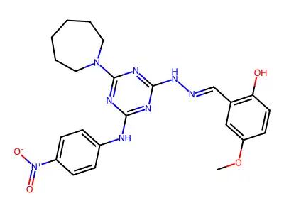 CAS 6415-24-3 - C23H26N8O4 structure