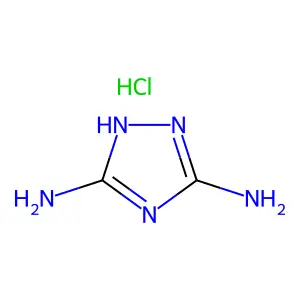 1H-1,2,4-triazole-3,5-diamine hydrochloride structure
