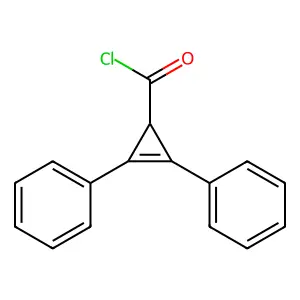 2,3-Diphenyl-2-cyclopropene-1-carbonyl chloride structure