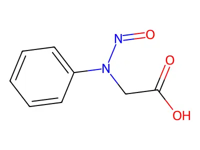 Glycine, N-nitroso-N-phenyl- structure