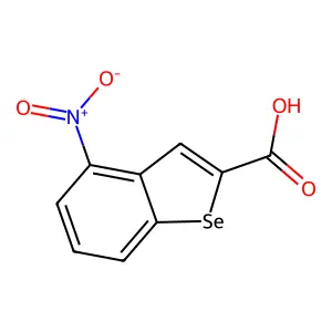 4-Nitro-1-benzoselenophene-2-carboxylic acid structure