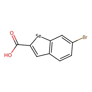 6-Bromo-1-benzoselenophene-2-carboxylic acid structure