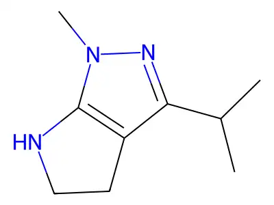 3-Isopropyl-1-methyl-1,4,5,6-tetrahydropyrrolo[2,3-c]pyrazole structure