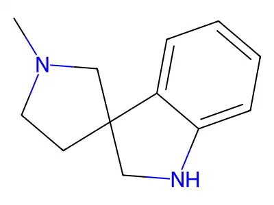1'-Methylspiro[indoline-3,3'-pyrrolidine] structure
