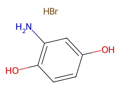 2-Aminohydroquinone hydrobromide structure