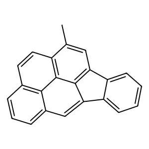 Indeno(1,2,3-cd)pyrene, methyl- structure