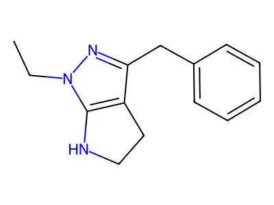 3-Benzyl-1-ethyl-1,4,5,6-tetrahydropyrrolo[2,3-c]pyrazole structure