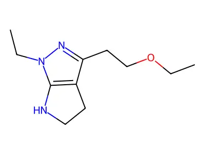 3-(2-Ethoxyethyl)-1-ethyl-1,4,5,6-tetrahydropyrrolo[2,3-c]pyrazole structure