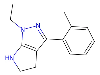 1-Ethyl-3-(o-tolyl)-1,4,5,6-tetrahydropyrrolo[2,3-c]pyrazole structure