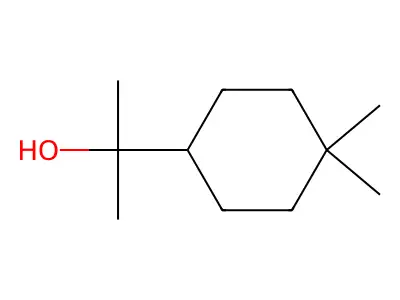 2-(4,4-Dimethylcyclohexyl)propan-2-ol structure