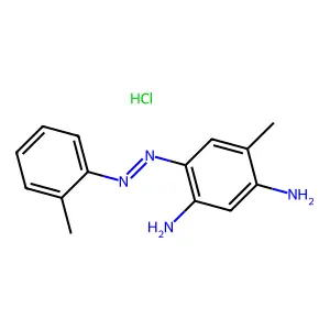 1,3-Benzenediamine, 4-methyl-6-((2-methylphenyl)azo)-, monohydrochloride structure