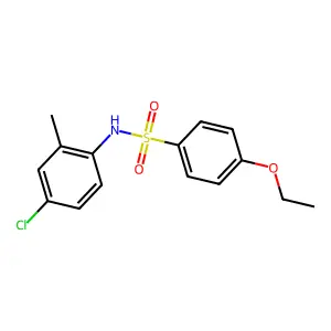 N-(4-chloro-2-methylphenyl)-4-ethoxybenzenesulfonamide structure