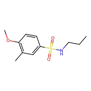 4-methoxy-3-methyl-N-propylbenzenesulfonamide structure