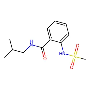 2-(methanesulfonamido)-N-(2-methylpropyl)benzamide structure