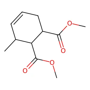 Dimethyl 3-methylcyclohex-4-ene-1,2-dicarboxylate structure