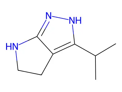 3-Isopropyl-1,2,4,5-tetrahydropyrrolo[2,3-c]pyrazole structure