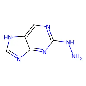2H-Purin-2-one, 1,3-dihydro-, hydrazone structure