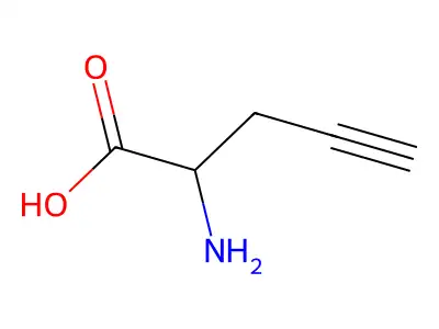 2-(丙-2-炔基氨基)乙酸 structure