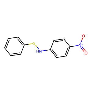 4-nitro-N-(phenylsulfanyl)aniline structure