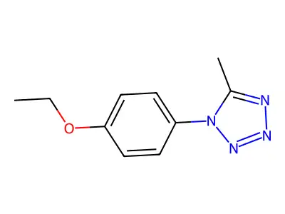 1-(4-ethoxyphenyl)-5-methyl-1H-tetrazole structure