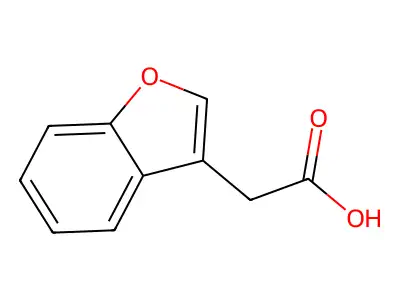 2-(1-Benzofuran-3-yl)acetic acid structure