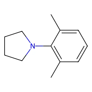 N-(2,6-Dimethylphenyl)pyrrolidine structure