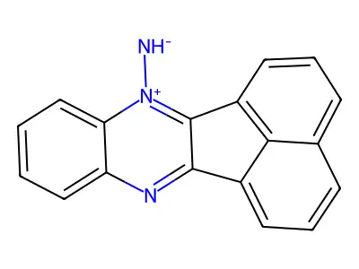 Acenaphthyleno[2,1-b]quinoxalin-7-ium-7-ylazanide structure
