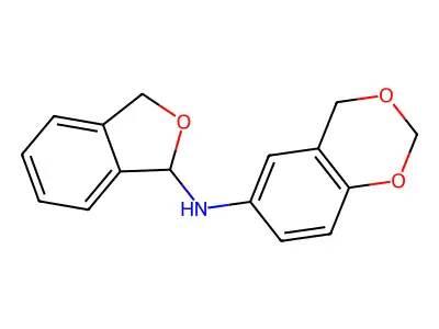 1(3H)-Isobenzofuranone, 3-(4H-1,3-benzodioxin-6-ylamino)- structure
